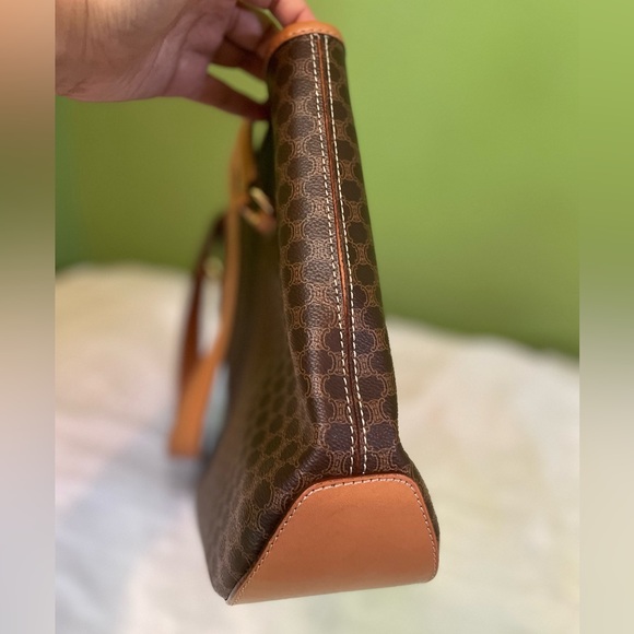 Celine Brown Macadam PVC/ Leather Tote Bag 🤎 - Picture 4 of 13